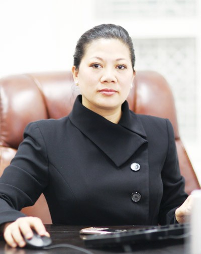 Do Thi Kim Lien, president and chairwoman of AAA Assurance Corporation (Photo: SGGP)